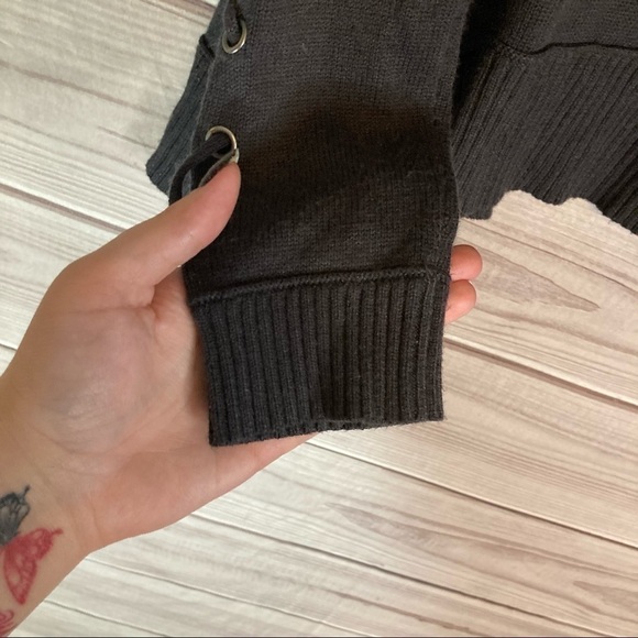 N:PHILANTHROPY Francesca Lace Up Wool Cardigan - Picture 6 of 10